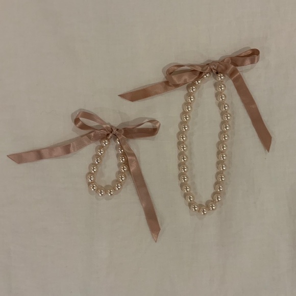 Pink Pearl and Bracelet Set - Picture 2 of 2